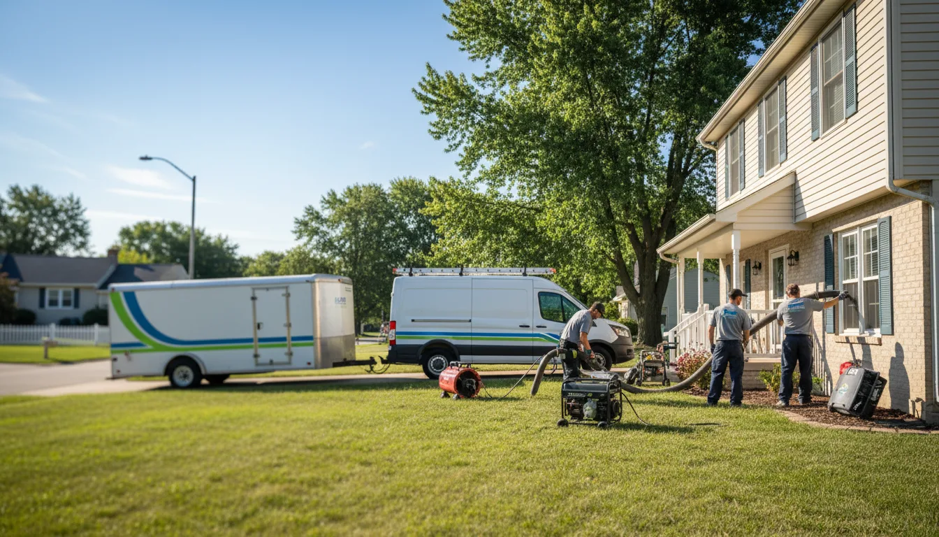 Flooded Basement Restoration And Cleanup With Repair in Maynard, MN near me